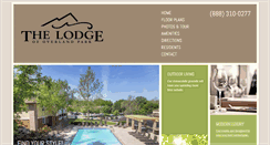 Desktop Screenshot of liveatthelodge.com